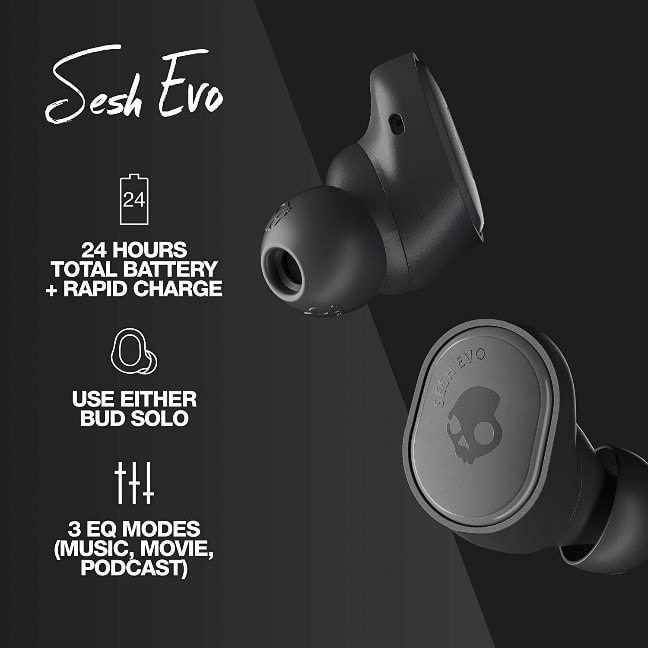 Buy Skullcandy Sesh Evo True Wireless In-Ear Earbud - True Black Online in Malaysia. B0857JLRFJ